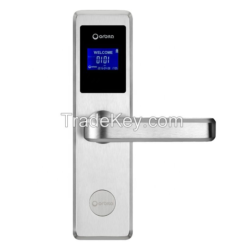 Orbita new hot hotel lock rfid electronic keyless digital hotel smart key card door lock system hotel key card lock