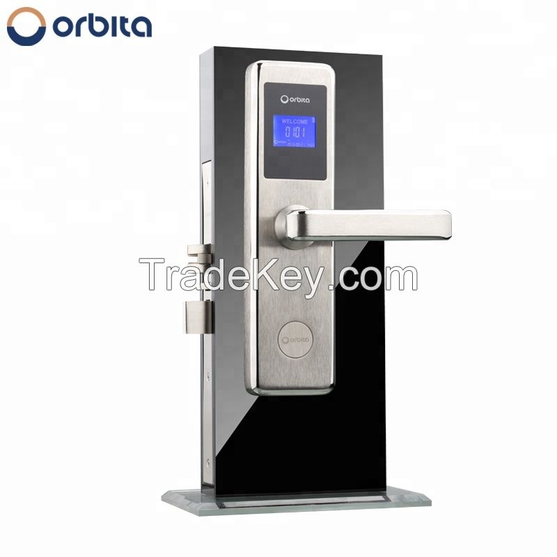 Orbita new hot hotel lock rfid electronic keyless digital hotel smart key card door lock system hotel key card lock