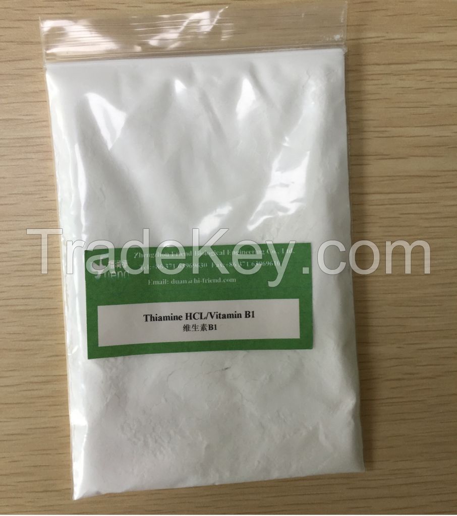 High Quality Vitamin B1 Powder Thiamine Hcl USP Supplier Bulk Price