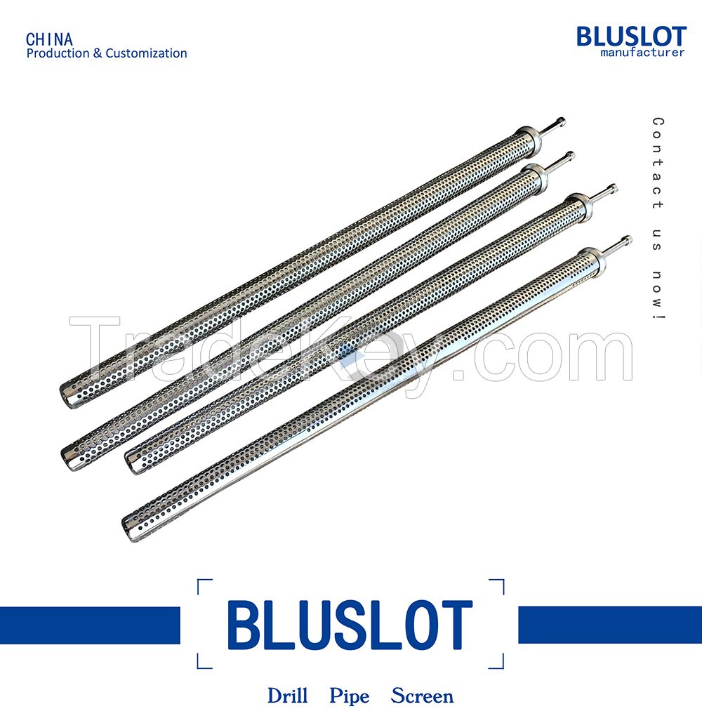 Custom SS Drill Pipe Mud Screens - Bluslot