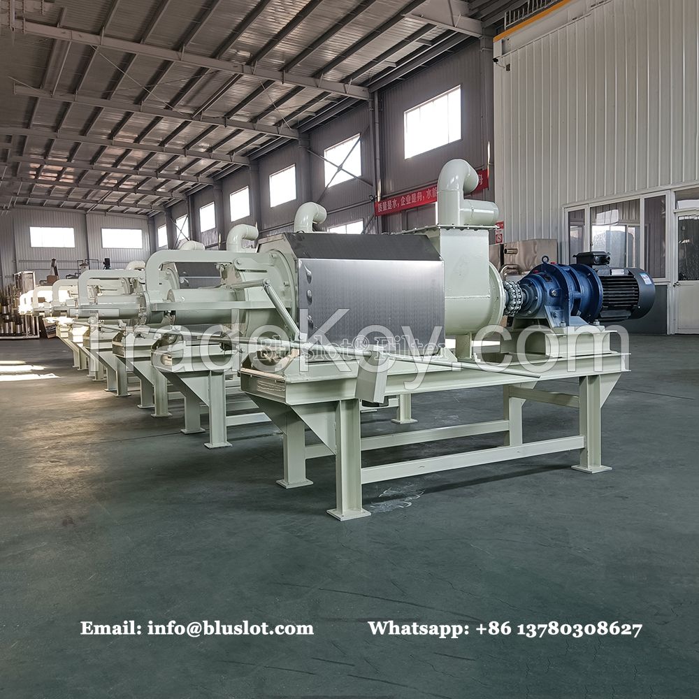 Slope Screen Manure Separator For Manure Dewatering