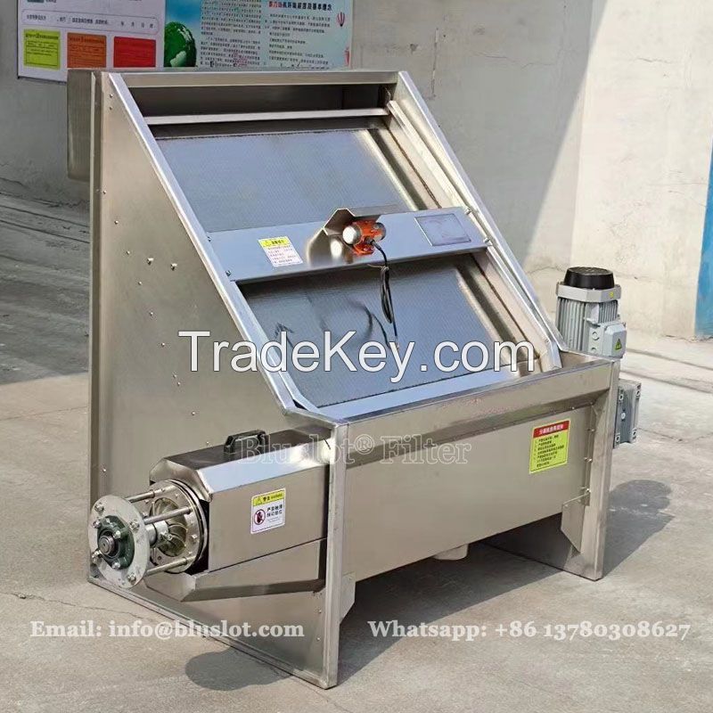 Slope Screen Manure Separator For Manure Dewatering