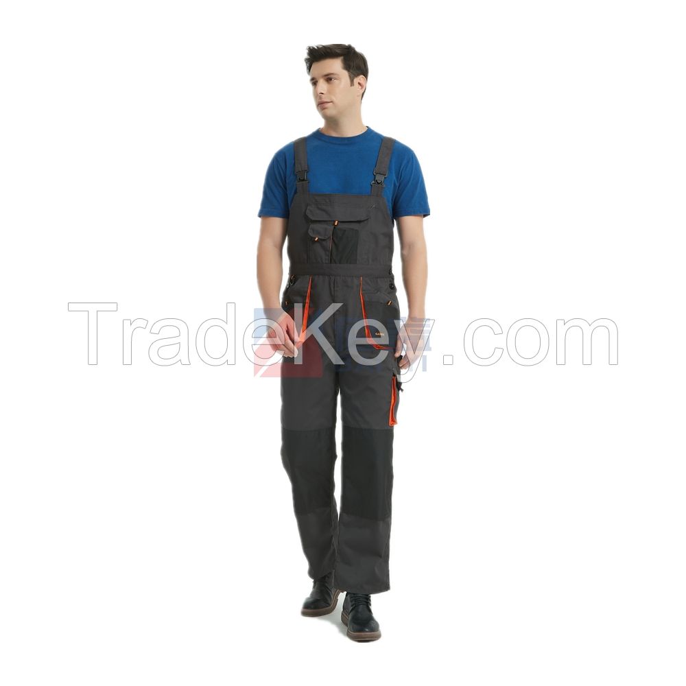 Workwear Bib Pants Ployester + Cotton