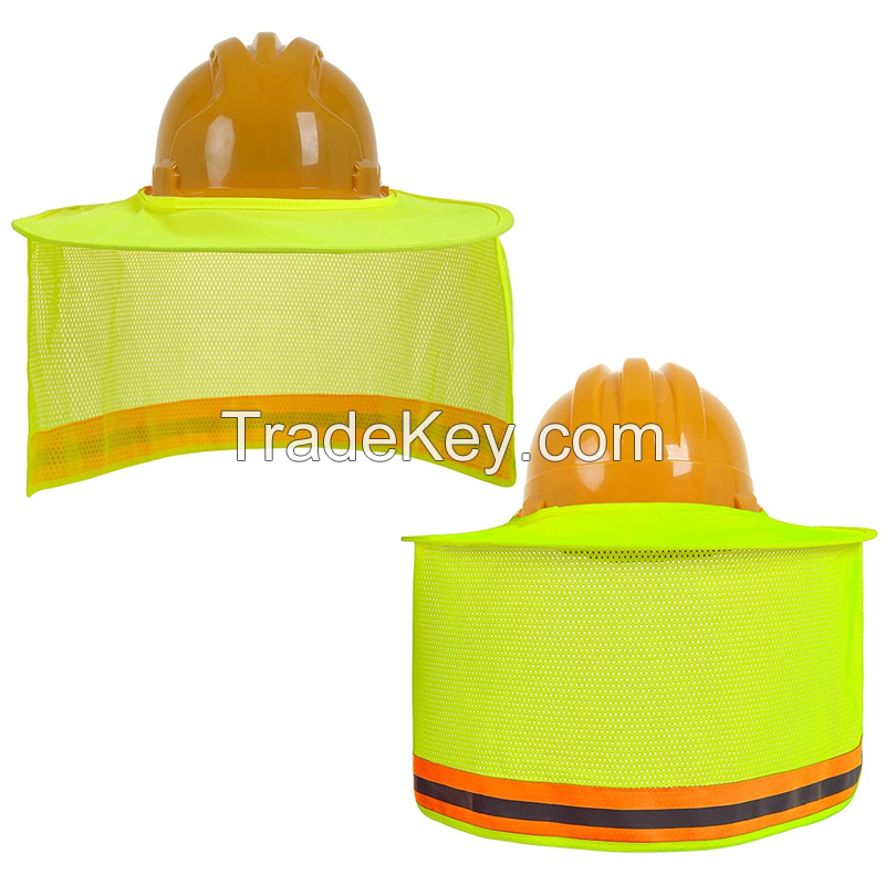 Hard Hat Neck Shade Sun Shield Polyester