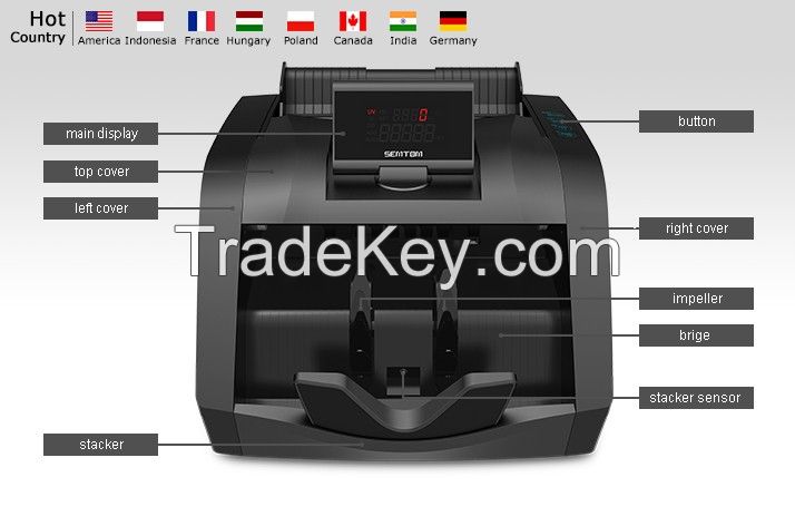 ST-2500 Economic Bill banknote cash money currency note Counter counting machine