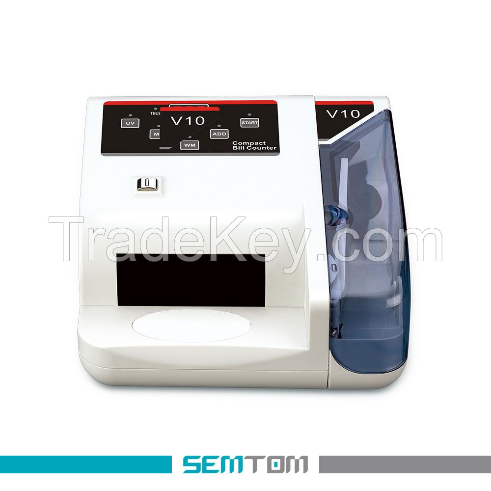 V10 money counter banknote counting machine portable currency counting machine bill counters