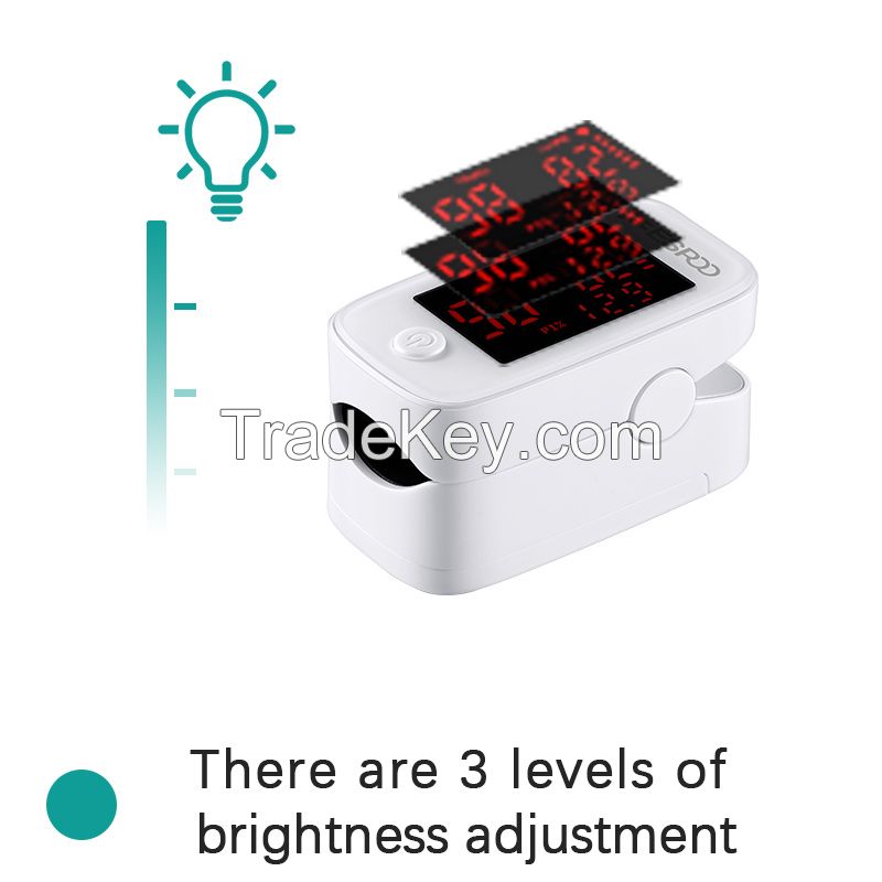 largest screen OEM fingertip pulse oximeter with CE FDA