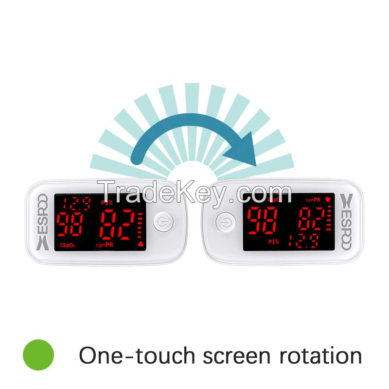 largest screen OEM fingertip pulse oximeter with CE FDA