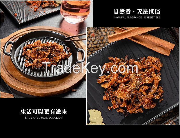 Huajing sweet spicy cod skin fragrant spicy fish skin crispy spicy honey snack