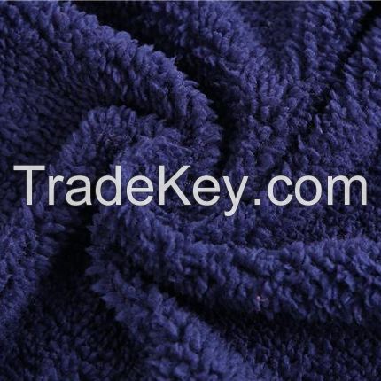 Knitted Shu Velveteen 100% Polyester Sherpa Fleece Knit Fabric Shu Velveteen Knitting Sherpa Fleece Fabric for Pajamas