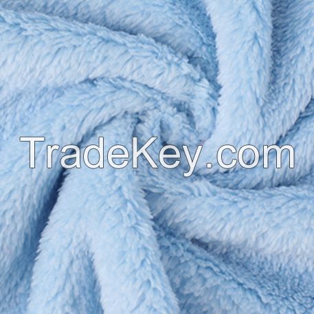 Knitted Shu Velveteen 100% Polyester Sherpa Fleece Knit Fabric Shu Velveteen Knitting Sherpa Fleece Fabric for Pajamas