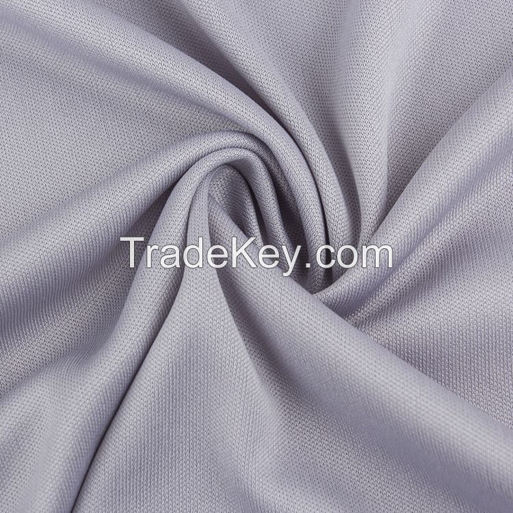 Knitted 100% Polyester Factory Supplier Interlock Fabric from china