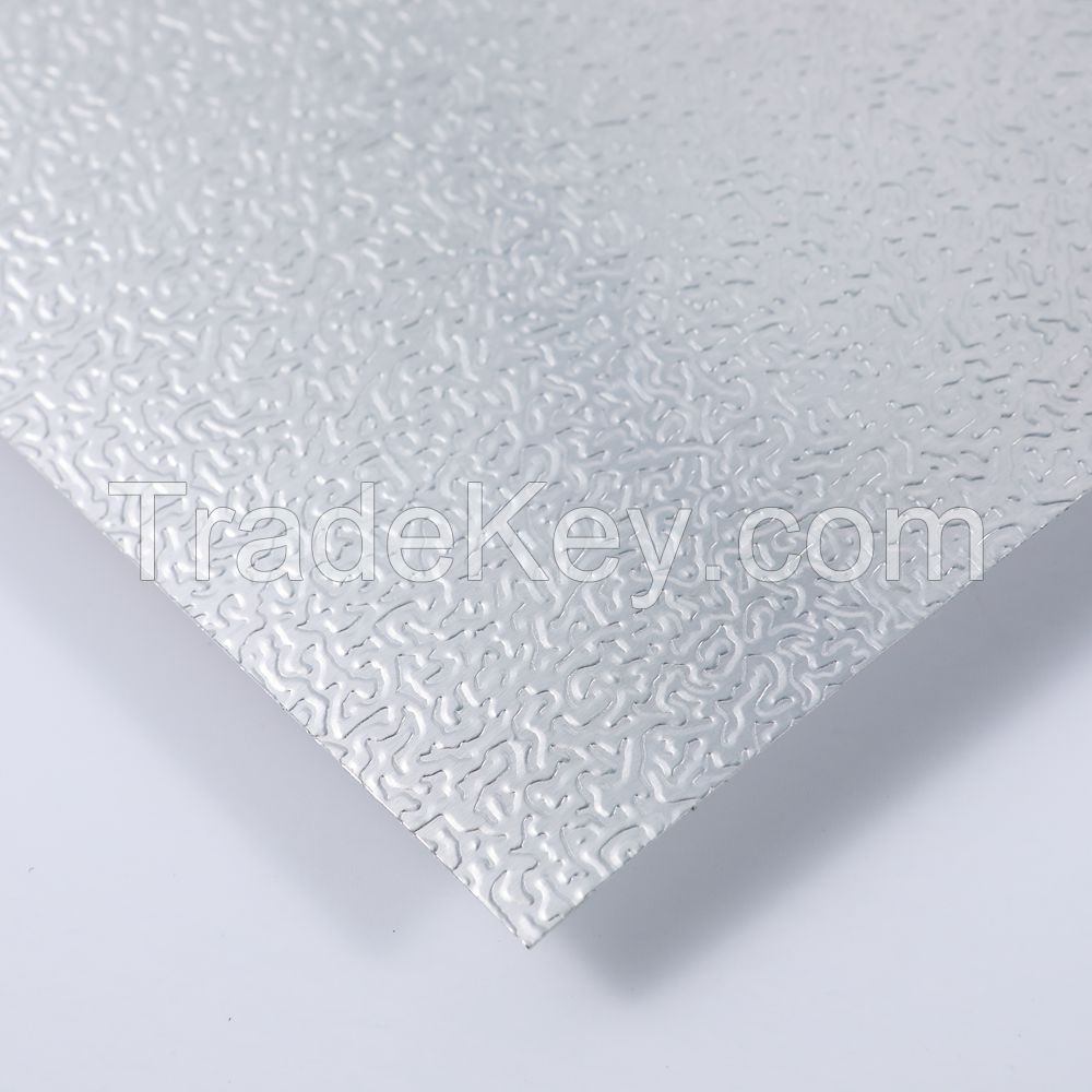 Bright Stucco Embossed Aluminum Sheet Coil for Freezer