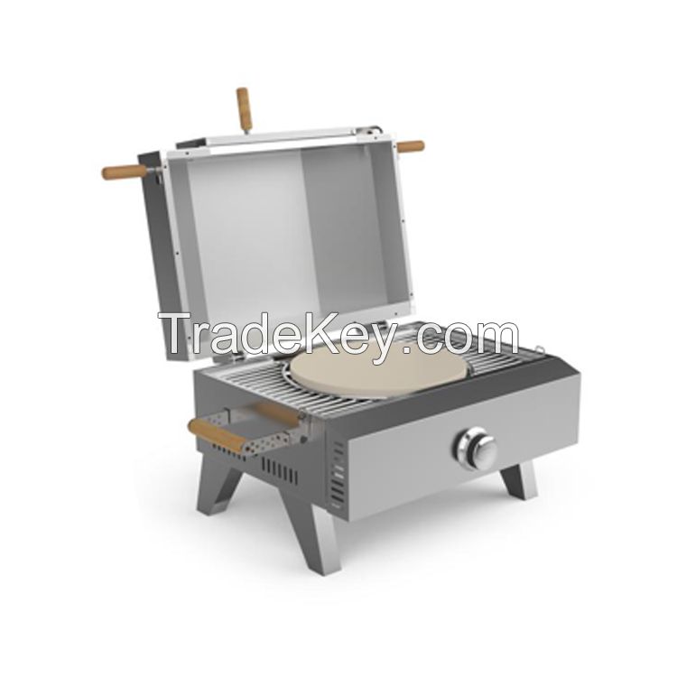 Hyxion bbq grill outdoor kitchen korean bbq grill table 2-3 People electric barbecue grill Pizza Oven with tools