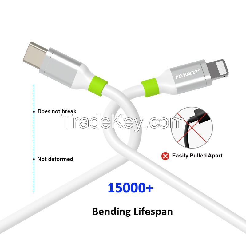 30W PD Fast Charging Type C To Lightning Data Cable 5M 10M Extension Cable USB-C Charger Cord For  iPhone 13 pro 12 11 iPad