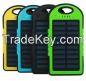 Waterproof Dustproof Quakeproof Solar Power Bank Charger