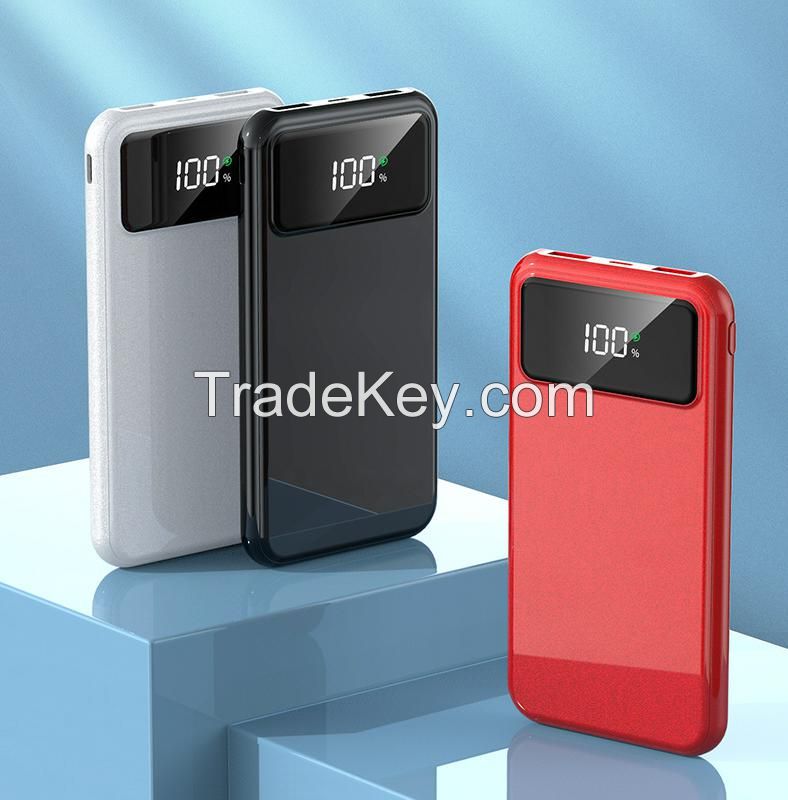 Mini 10000mah/20000mah Digital Display Fast Charging Univeral Power Bank for Mobile Phones