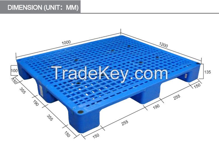 1200*1000 Light Weight hdpe Cheap Plastic Pallet 