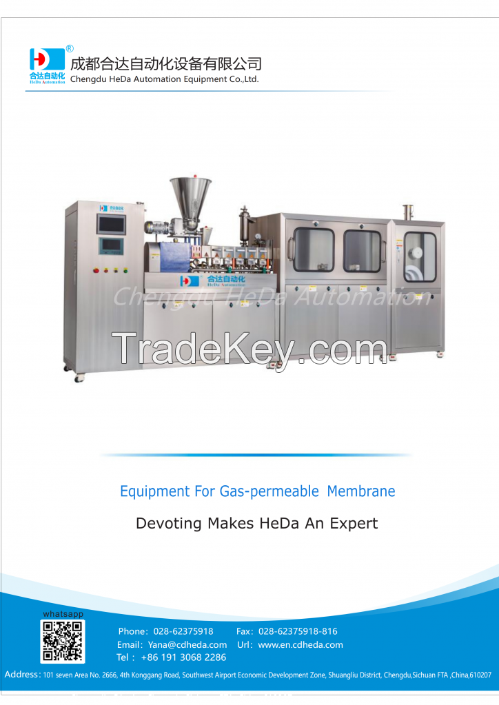 Equipment for gas-permeable membrane