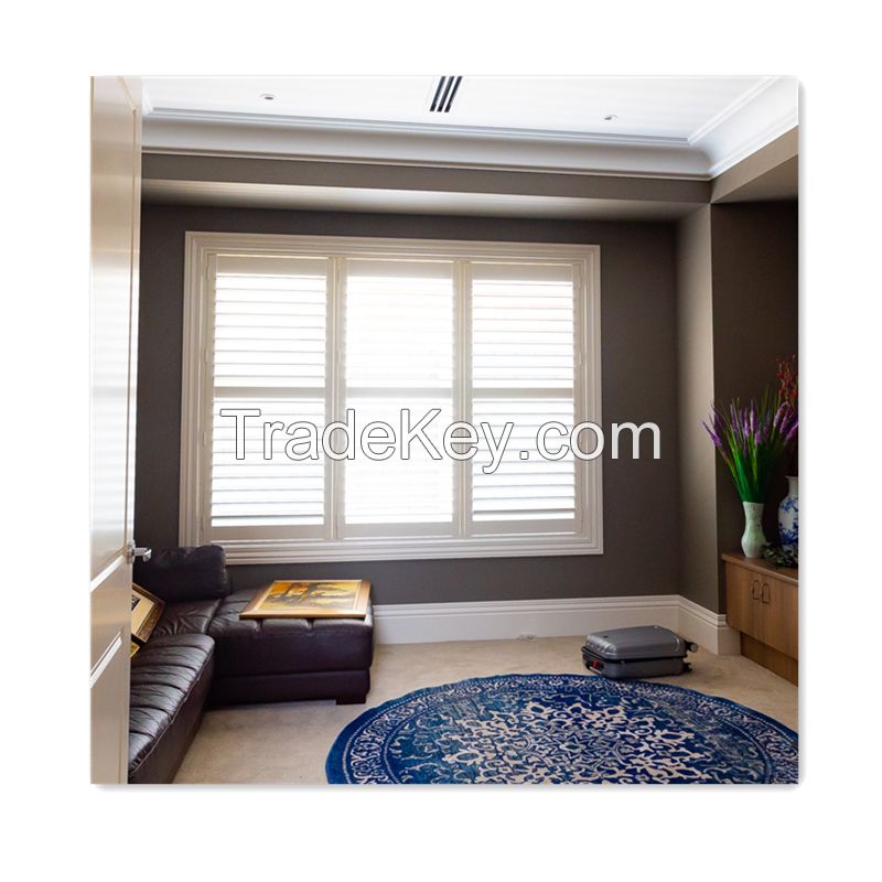 high quality plantation louver shutters PVC window shutters