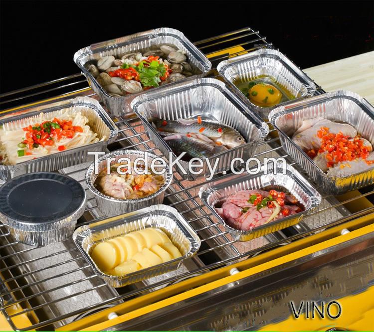 Full Size Aluminum Foil Container Tray for BBQ