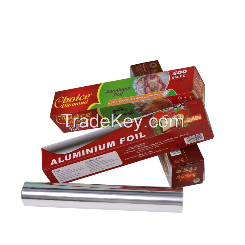 15 Meter X 30 cm X 12 mic Aluminum Foil Small Roll Manufacturer, OEM aluminum supplier