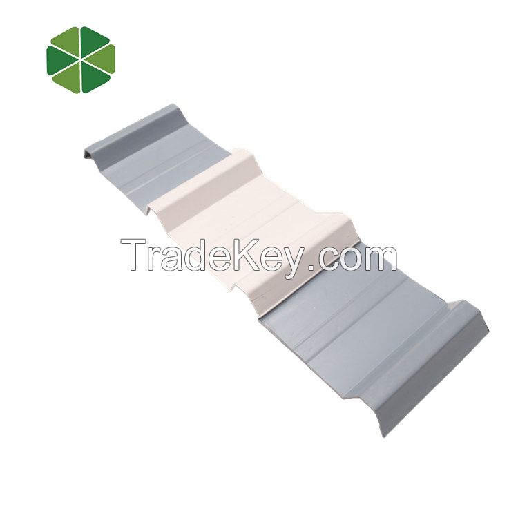 Lightweight Anti Corrosion Roofing Materials ASA PVC Coated Trapezoidal Roofing Tile