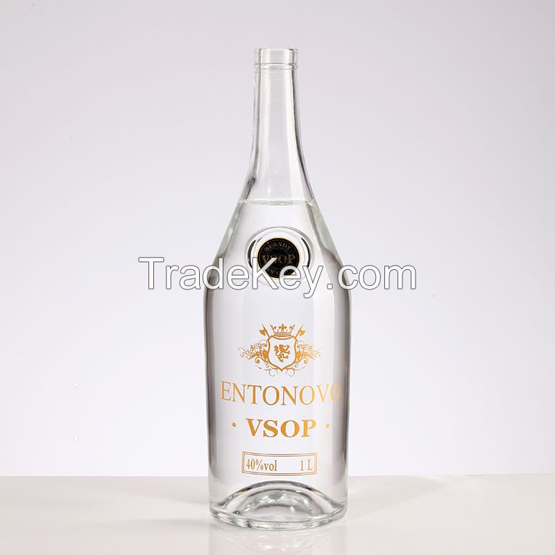 Manufacturer 700ml Glass Bottle For Vodka Whisky TequiBottle Wholesale