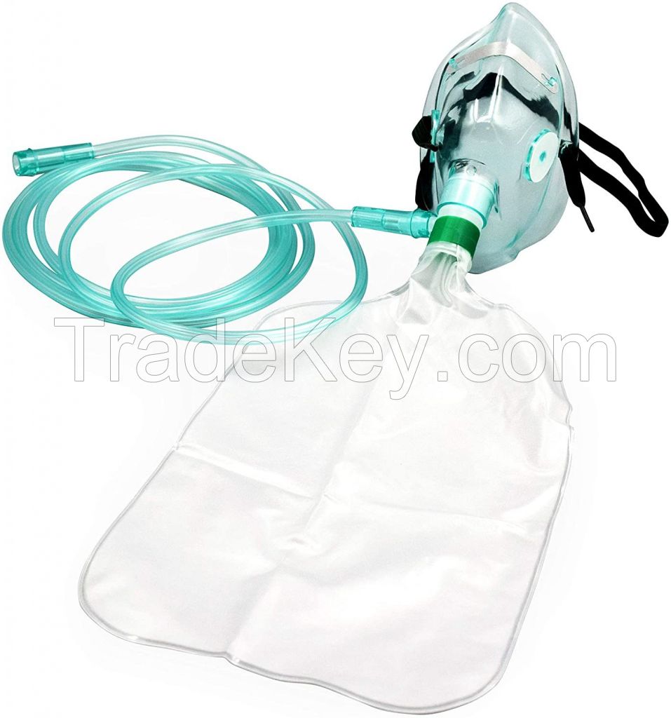 Disposable Oxygen Mask with Reservoir Bag