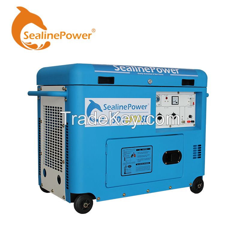 4.5kw diesel silent portable generator