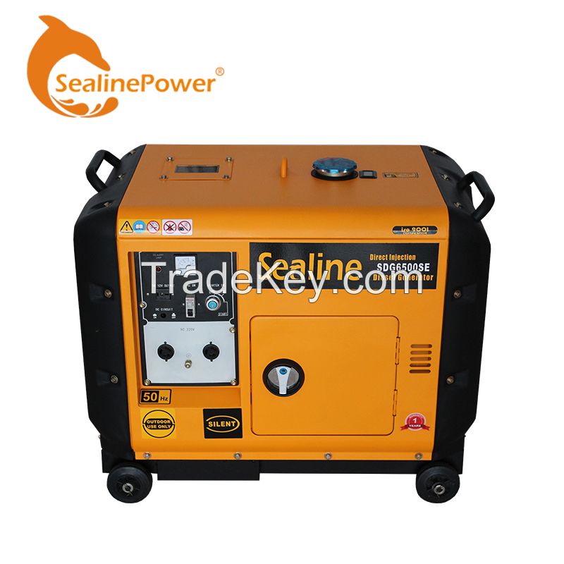 7kw diesel silent portable generator for cheap