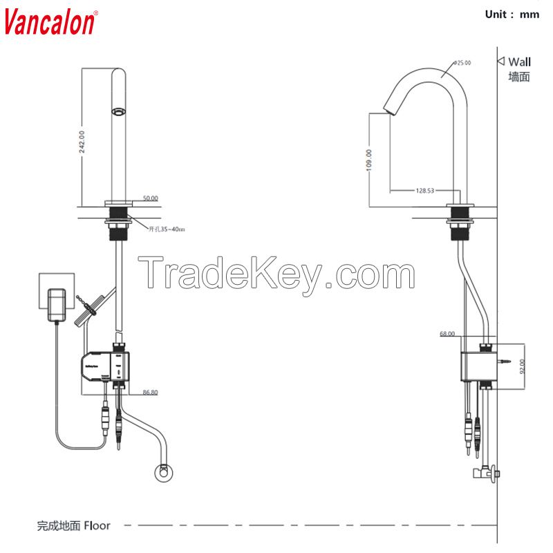 automatic sensor faucet