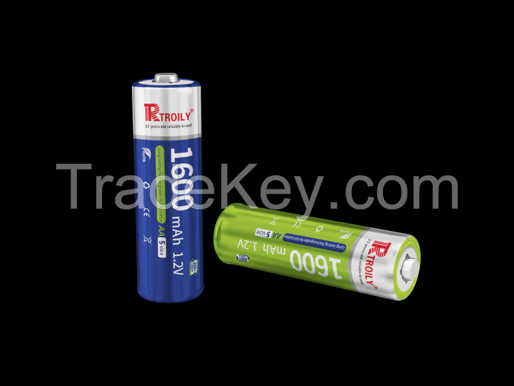 1.2v Ni-MH Rechargeable Battery AA 1600 for Children Electric Toys