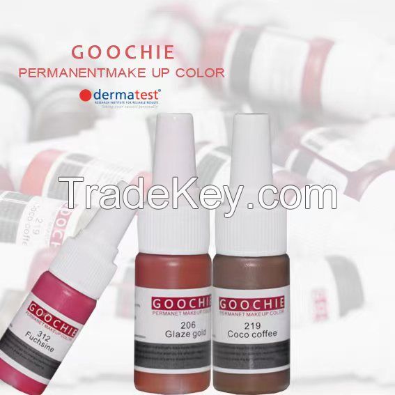 Goochie Tattoo Liquid Pigment Permanent Makeup Ink For PMU Tattoo Permanent Makeup Machine