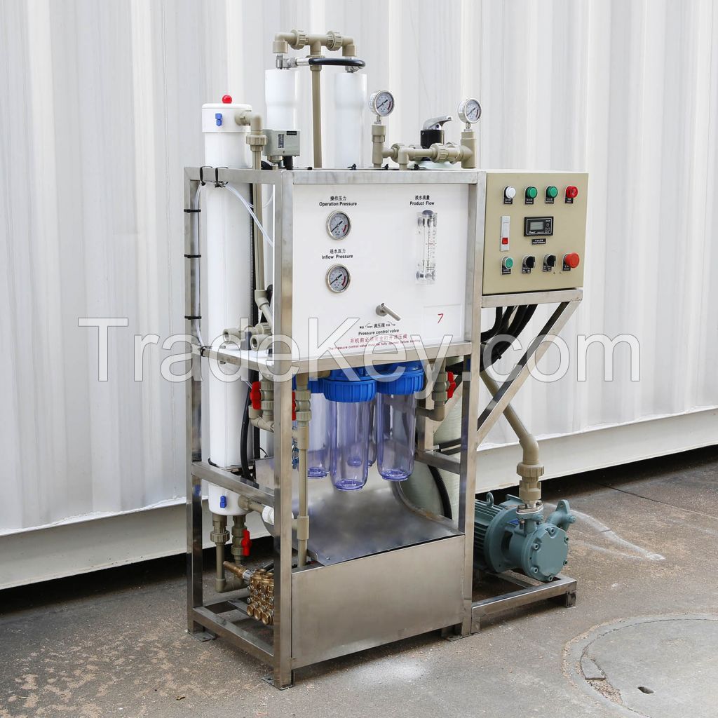 Marine Seawater Desalination Reverse Osmosis Water Filtration System Water Maker