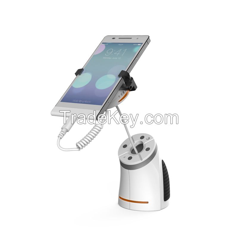 Hot Sale! Desktop Mobile Phone Display Alarm Holder with Charging