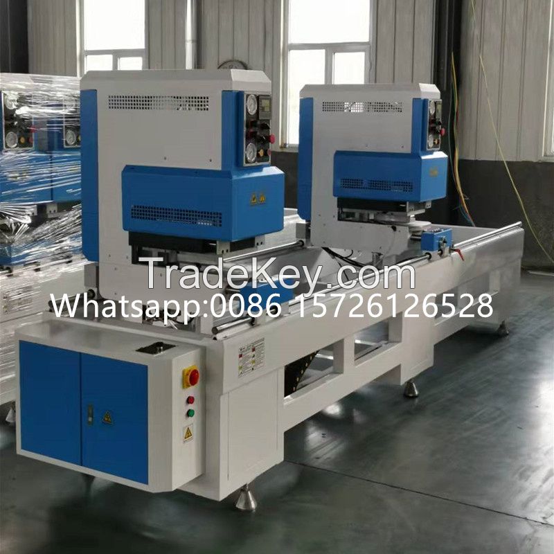 Upvc Window Door Making Machine Two Head Seamless Welding Machine For Plastic Profile 