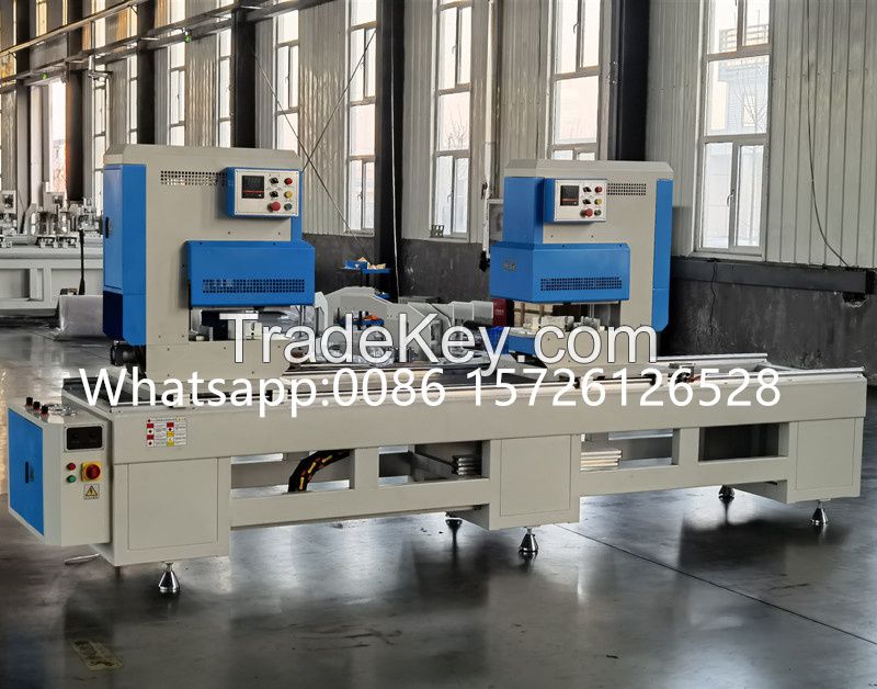 Upvc Window Door Making Machine Two Head Seamless Welding Machine For Plastic Profile 