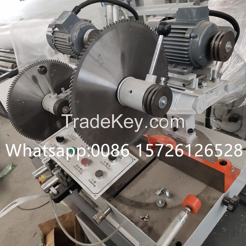 Double Head Precision Cutting Saw Machine For Pvc Win-door