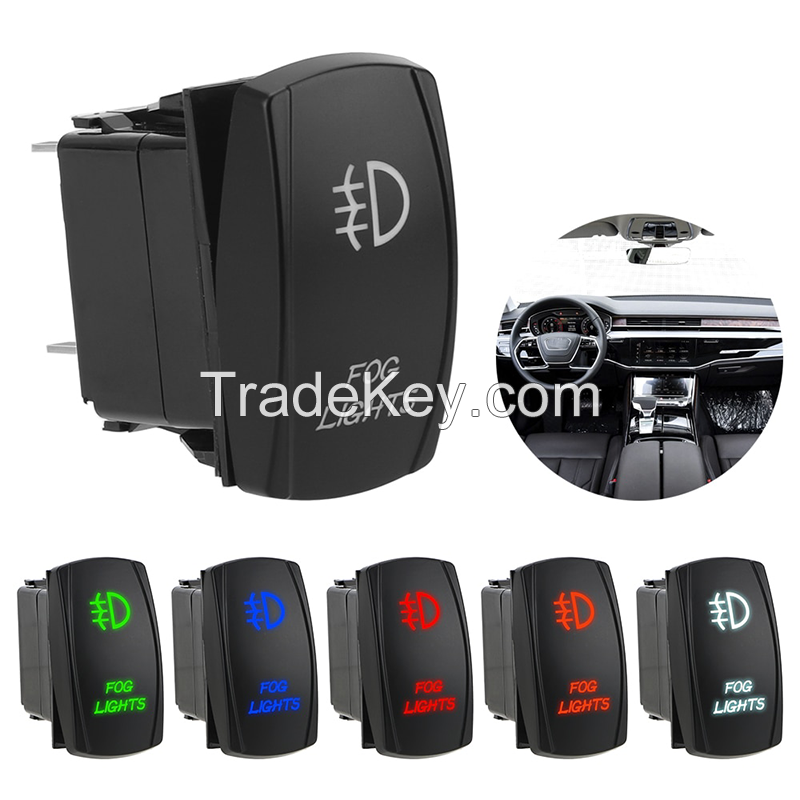 Wholesale Custom 12V Switches Front And Rear LED Light Bar Rocker Switch For Car Boat Marine