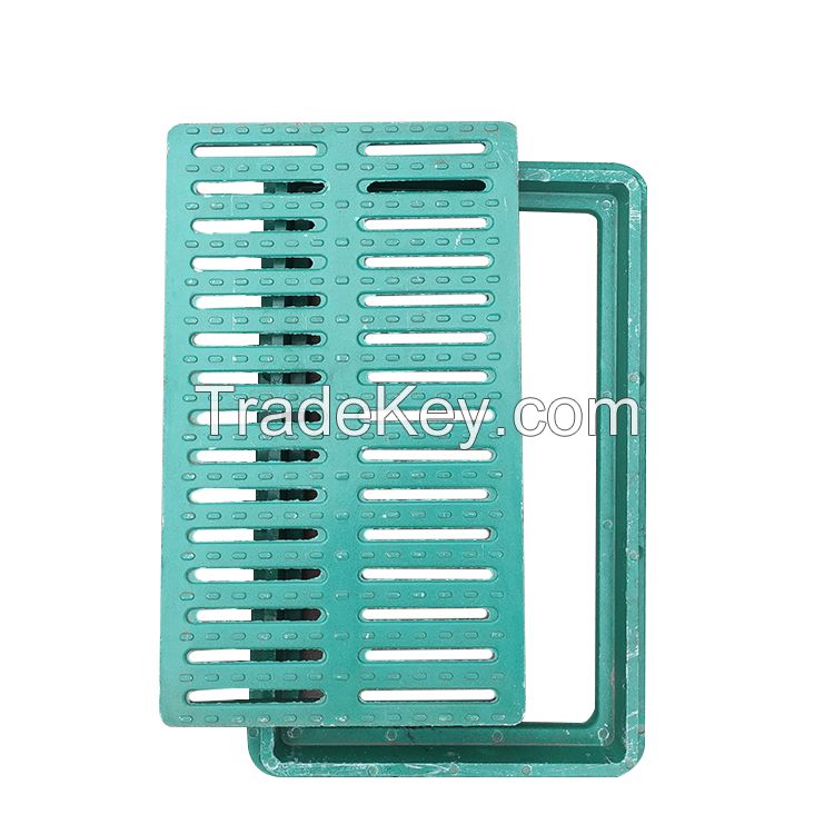 FRP or BMC or SMC Trench Cover Composite Material Gully Grate Sidewalk Drain Grate gully gutter top grating