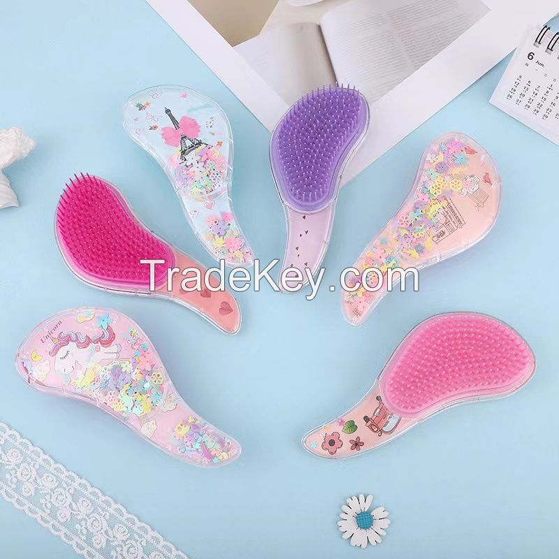 Massage comb portable comb cute girls and children hairdressing comb