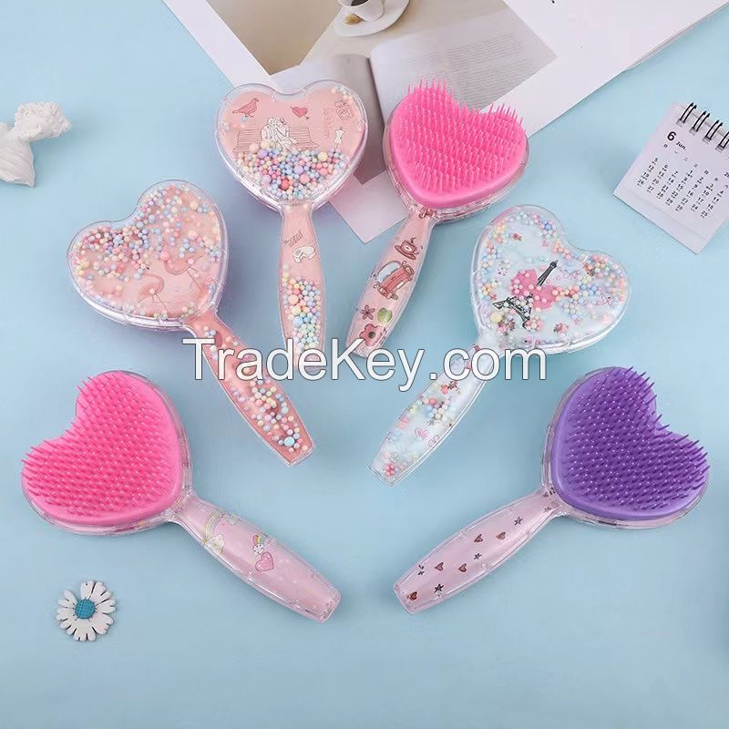 new design massage comb cute children Love comb