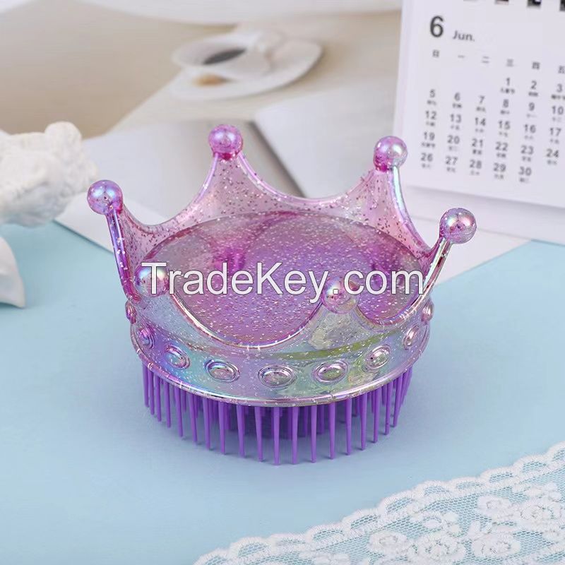 Children's Cartoon Comb Toothy Massage Comb Cute Crown Air Cushion Comb