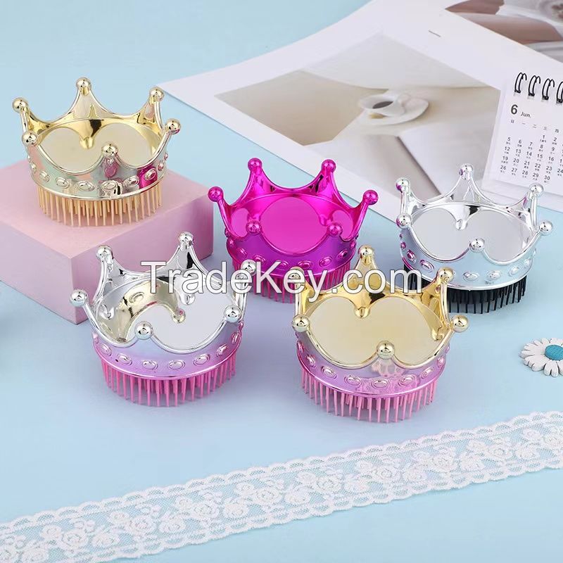 Children's Cartoon Comb Toothy Massage Comb Cute Crown Air Cushion Comb