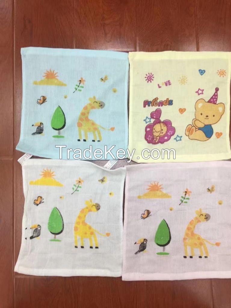 Household cleaning printed cloth