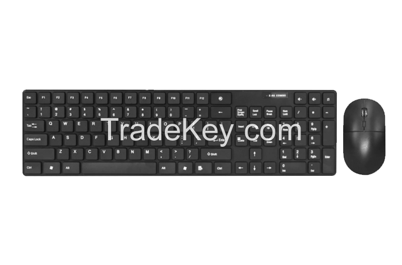 Wireless keyboard and mouse combo