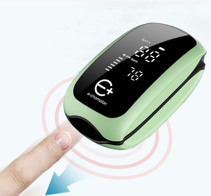 Top quality USB rechargeable Spo2 daily check blue pink green fingertip pulse oximeter 