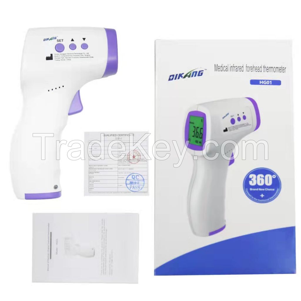 Handheld infrared non contact thermometer gun adults children used thermometer