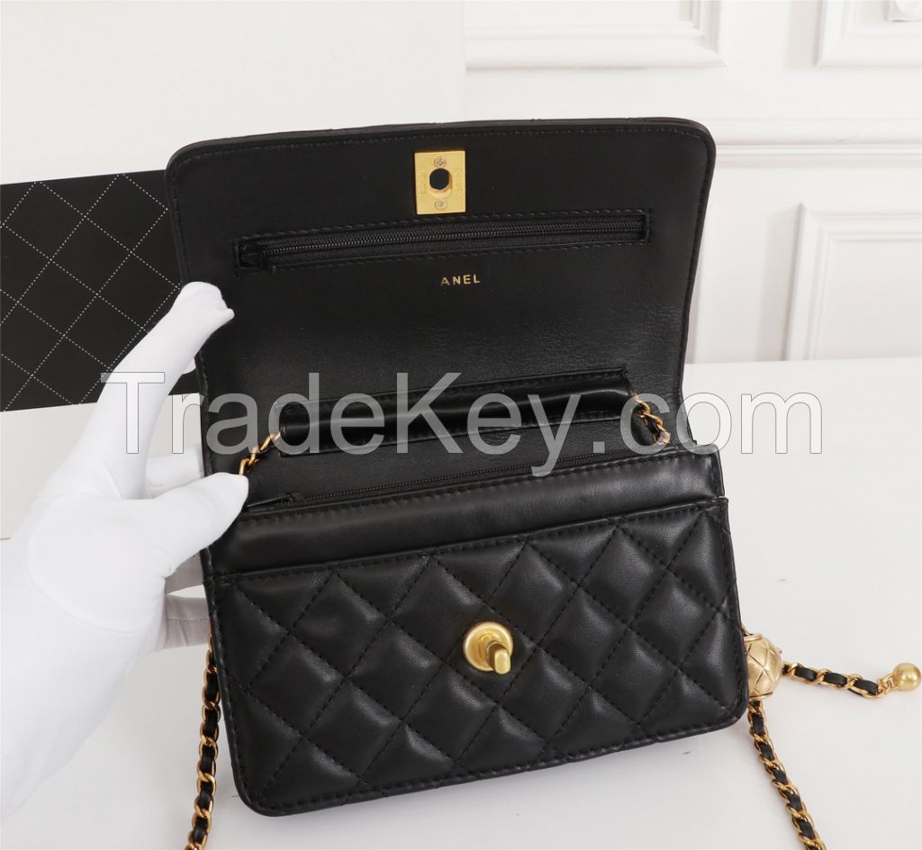 luxury brand bag CC designer handbag genuine leather 2.55
